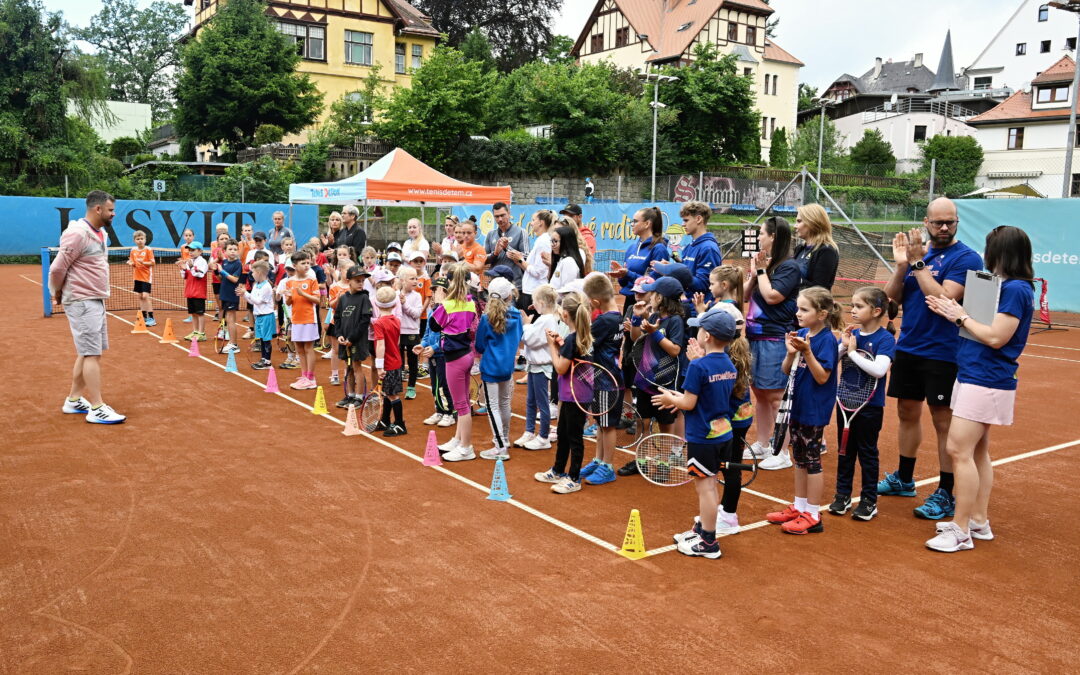 Severočeské finále minitenisu a babytenisu